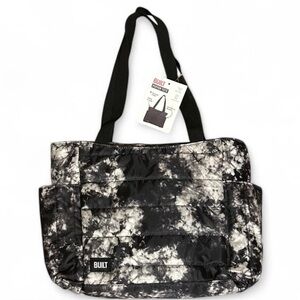 Built Puffer Insulated Lunch Tote Bag in the "Nightfall Tie Dye" color/pattern
